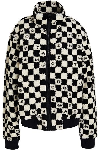 MARC JACOBS Checked fleece jacket