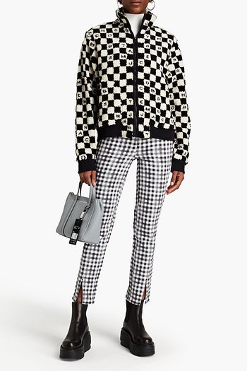MARC JACOBS Checked fleece jacket