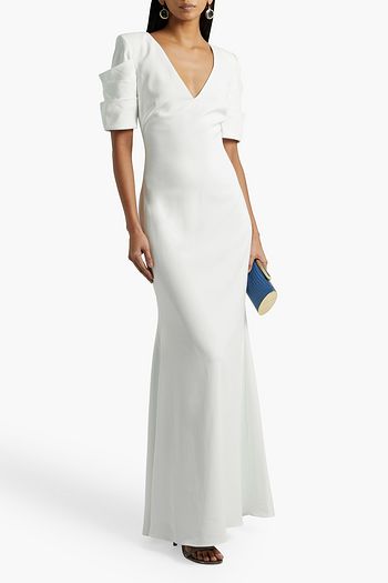 BADGLEY MISCHKA Robe aus Stretch-Crêpe