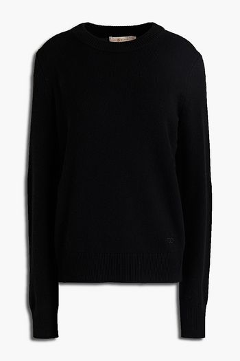 TORY BURCH Sequin-embellished cashmere sweater