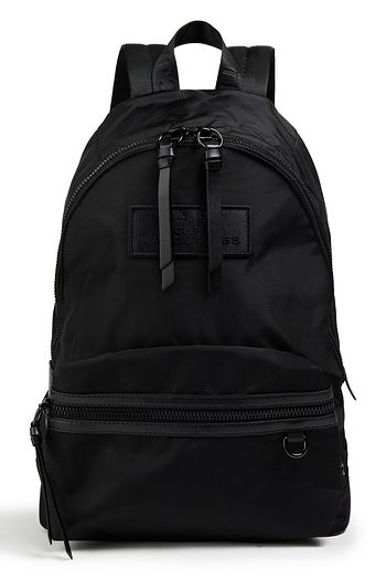 MARC JACOBS Logo-appliquéd shell backpack