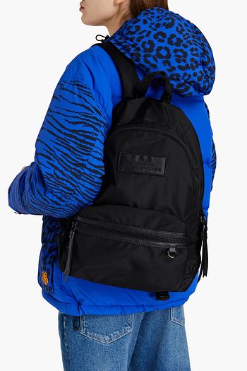 MARC JACOBS Logo-appliquéd shell backpack