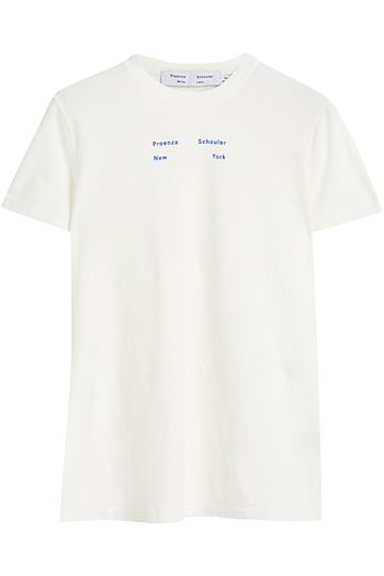 PROENZA SCHOULER T-Shirt aus Baumwoll-Jersey mit Print