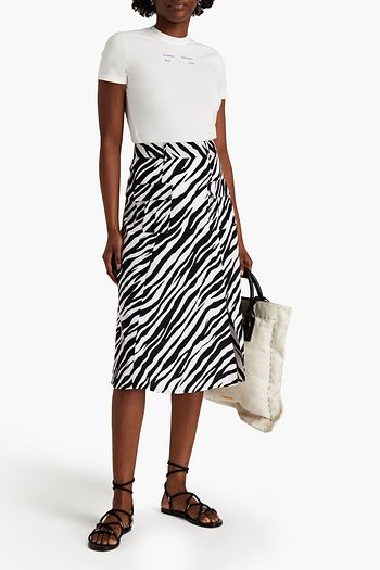 PROENZA SCHOULER T-Shirt aus Baumwoll-Jersey mit Print