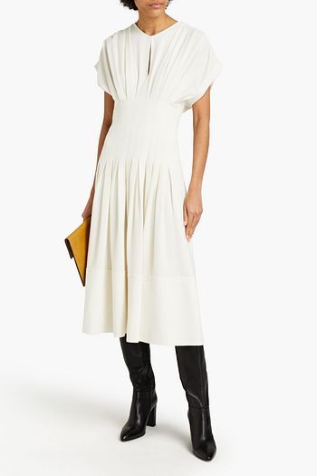 PROENZA SCHOULER Plissiertes Midikleid aus Crêpe