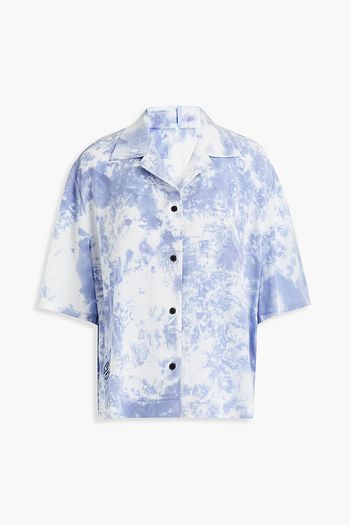 MCQ ALEXANDER MCQUEEN Tie-dyed silk crepe de chine shirt