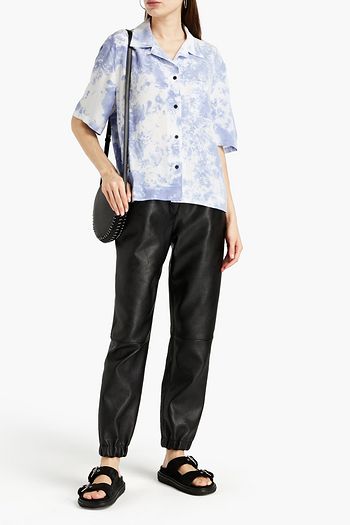 MCQ ALEXANDER MCQUEEN Tie-dyed silk crepe de chine shirt