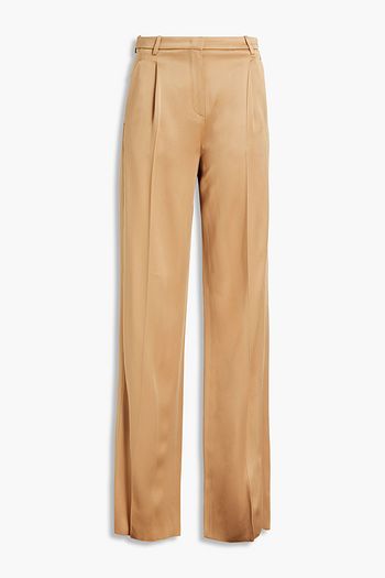 ROBERTO CAVALLI Satin-crepe wide-leg pants