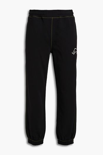 MCQ ALEXANDER MCQUEEN 刺繍入り フレンチコットンパイル地 スウェットパンツ