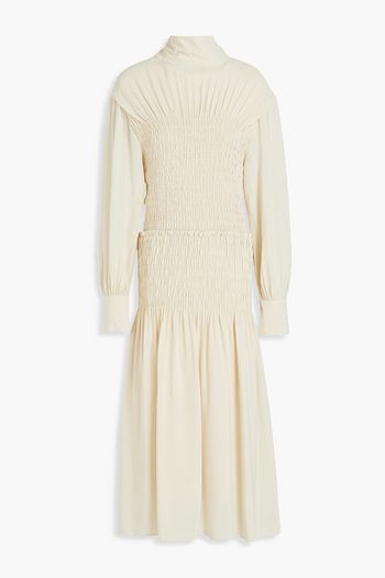PROENZA SCHOULER Midikleid aus Crêpe mit Raffung und Cut-outs