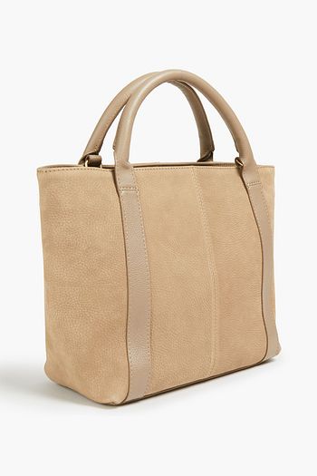 SEE BY CHLOÉ Suede and pebbled-leather tote