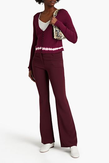 ALTUZARRA Ribbed tie-dyed cotton cardigan