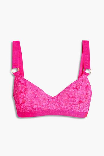 STELLA MCCARTNEY Evelyn Skating neon corded lace underwired bra