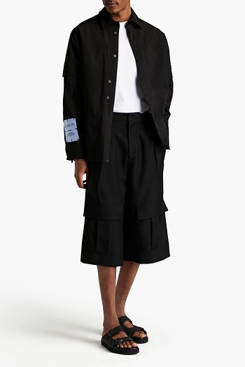 MCQ ALEXANDER MCQUEEN Logo-appliquéd shell shirt