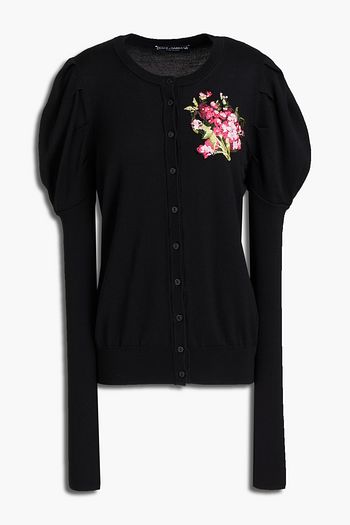 DOLCE & GABBANA Embroidered wool cardigan