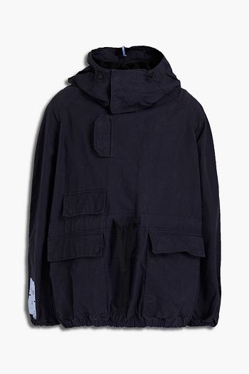 MCQ ALEXANDER MCQUEEN Logo-appliquéd cotton-jacquard hooded jacket