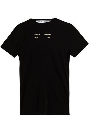 PROENZA SCHOULER T-Shirt aus Baumwoll-Jersey mit Print