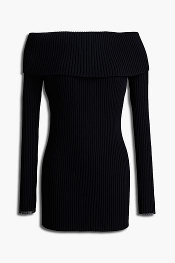 PROENZA SCHOULER Schulterfreier Pullover aus Rippstrick