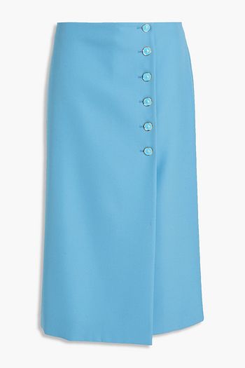 MARC JACOBS Wool-twill midi skirt
