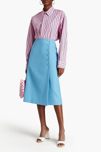 MARC JACOBS Wool-twill midi skirt