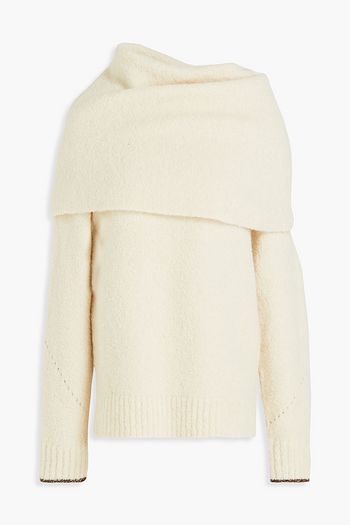 PROENZA SCHOULER Pullover aus Bouclé-Strick mit Pointelle-Besatz