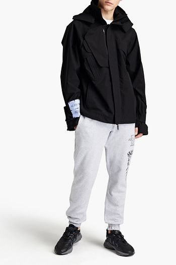 MCQ ALEXANDER MCQUEEN Logo-appliquéd shell hooded jacket