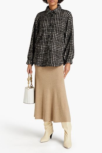 BA&SH Qetsia Prince of Wales checked tweed jacket