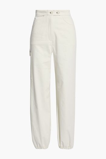 THE RANGE Stretch-cotton twill tapered pants