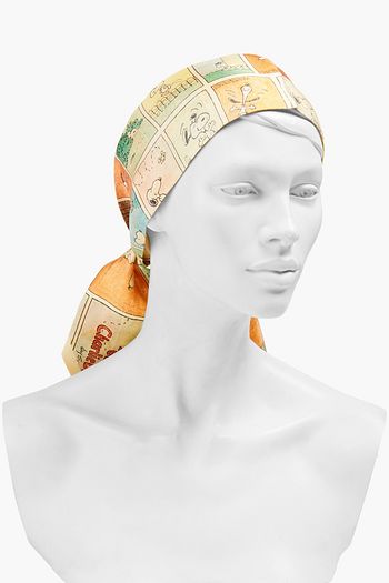 MARC JACOBS Printed silk-twill headscarf