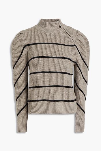 BA&SH Yonoh striped wool and yak-blend sweater