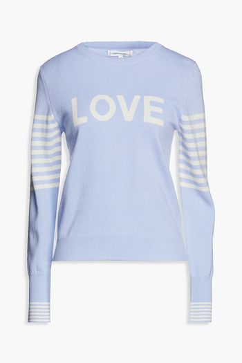 CHINTI & PARKER Intarsia wool and cashmere-blend sweater