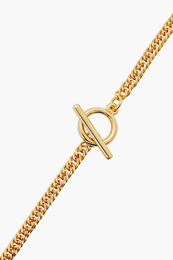 REJINA PYO Gold-plated enamel necklace
