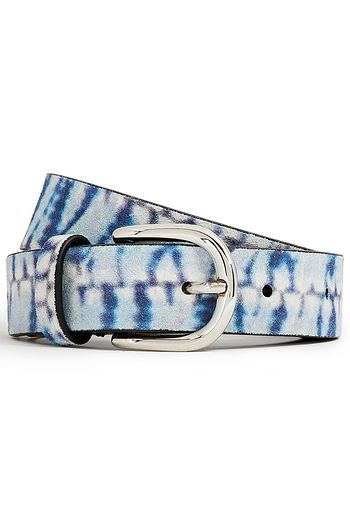 ISABEL MARANT Printed suede belt
