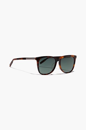 MONTBLANC D-frame tortoiseshell acetate sunglasses