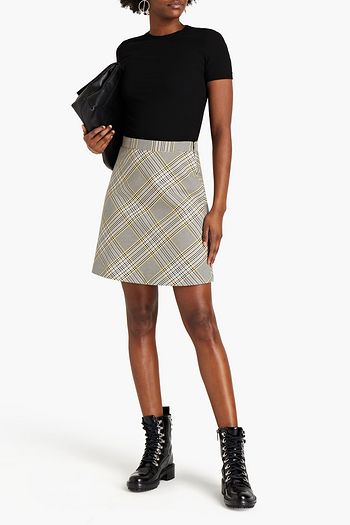 MAJE Teen cutout ribbed-knit top