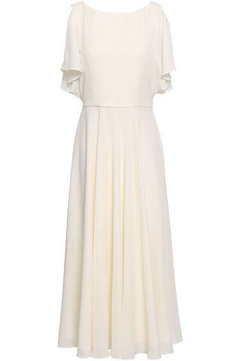 MIKAEL AGHAL Crepe midi dress