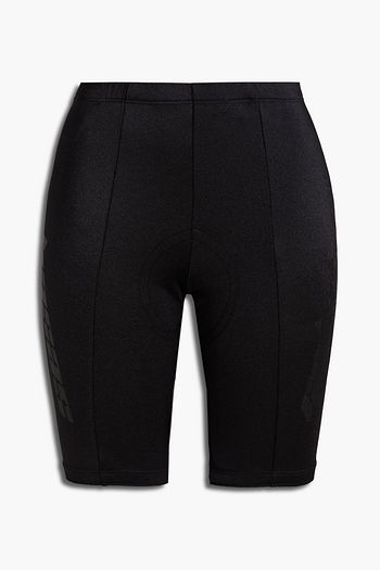 YEEZY Printed satin-jersey shorts