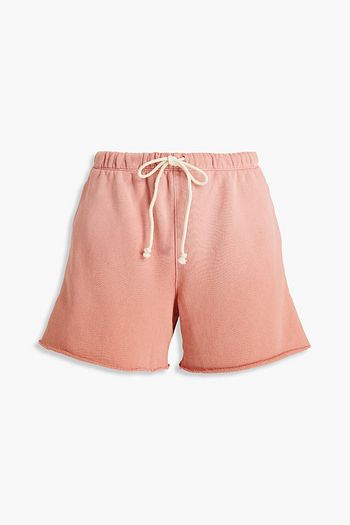RE/DONE BY HANES French cotton-terry shorts