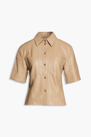 NANUSHKA Vegan leather shirt
