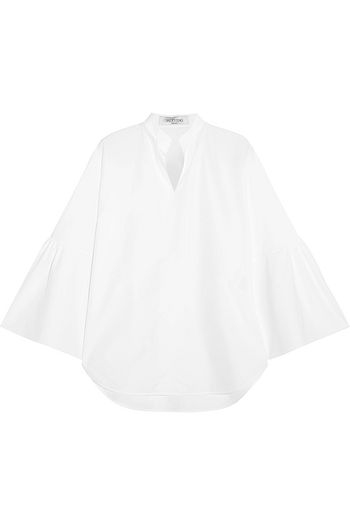 VALENTINO Cotton-poplin top