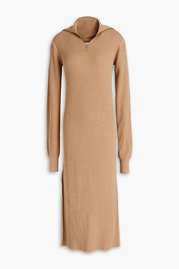 JIL SANDER+ Ribbed wool midi dress