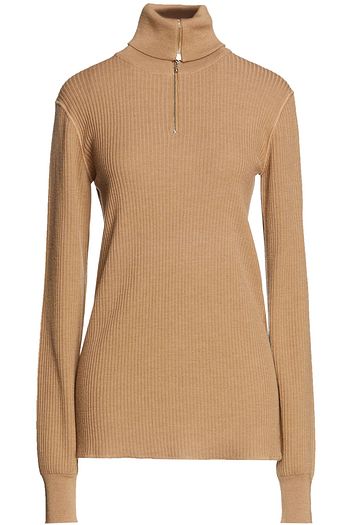 JIL SANDER Ribbed wool turtleneck sweater