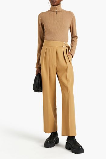 JIL SANDER Ribbed wool turtleneck sweater