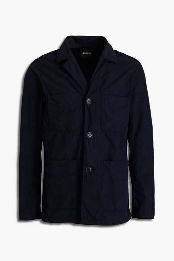 ASPESI Crinkled-canvas blazer