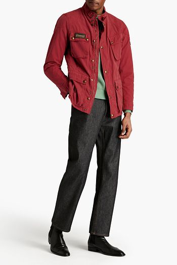 BELSTAFF Logo-appliquéd cotton field jacket