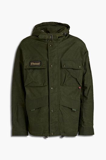 BELSTAFF Logo-appliquéd shell hooded parka
