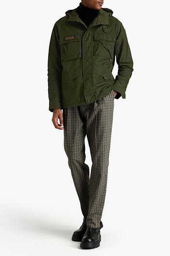 BELSTAFF Logo-appliquéd shell hooded parka