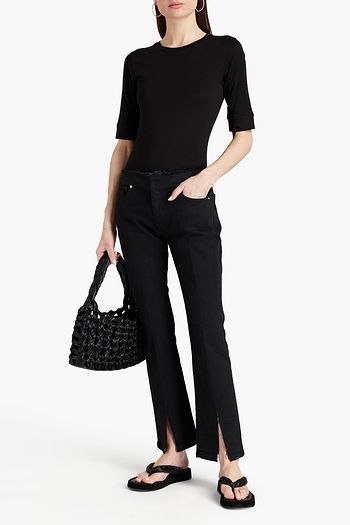 FRAME Le Mid Rise 70s organic Pima cotton-jersey T-shirt