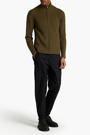 BELSTAFF Jacquard-knit cotton cardigan