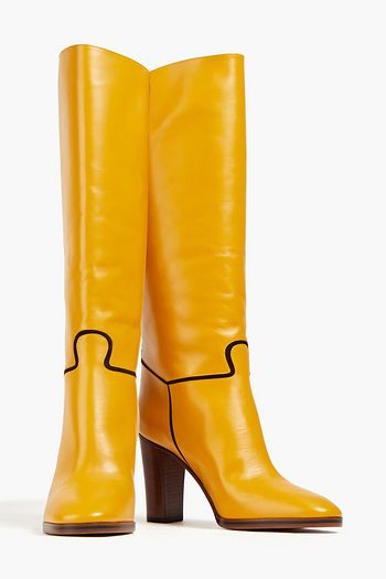 VICTORIA BECKHAM Valentina スエードトリム レザー ブーツ
